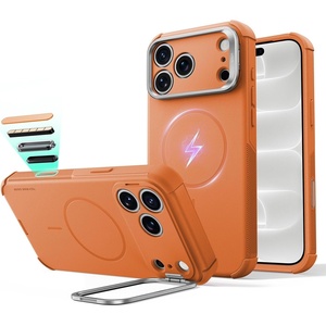 ESR Cyber Tough for iPhone 18 Pro Max/17 Pro Max Case with Flex Stand(Orange)