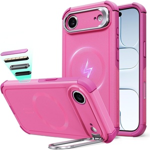 ESR Cyber Tough for iPhone 18 Pro Max/17 Pro Max Case with Flex Stand(Pink)