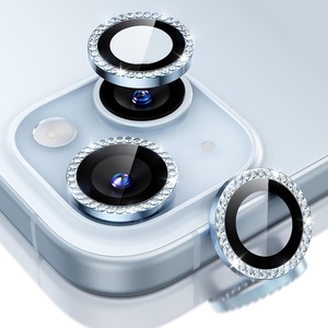 ESR for iPhone 18 Pro Max/18 Pro Camera Lens Protector, 1 Pack, Black(Rhinestone Blue)