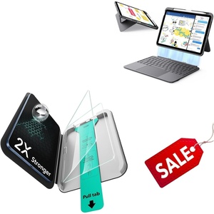 ESR 2 Pack Screen Protector + iPad A16/10th Keyboard
