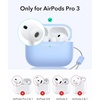 ESR for AirPods 5/4 Gen Case, Compatible with MagSafe, Pulse Series, Black(Light Blue)