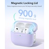 ESR for AirPods 5/4 Gen Case, Compatible with MagSafe, Pulse Series, Black(Purple)