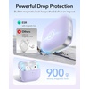 ESR for AirPods 5/4 Gen Case, Compatible with MagSafe, Pulse Series, Black(Purple)