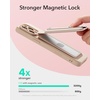 ESR for MagSafe Wallet Stand, Black & Desert Titanium, RFID Blocking w MagSafe Ring, 5 Card Holder for Phone Case, Magnetic Wallet for iPhone 17e/17/16/15/14/13/12(Not for Mini), Selected Samsung